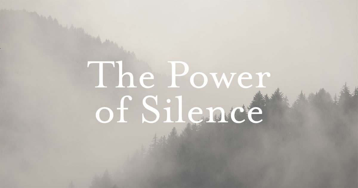 Image result for power of silence