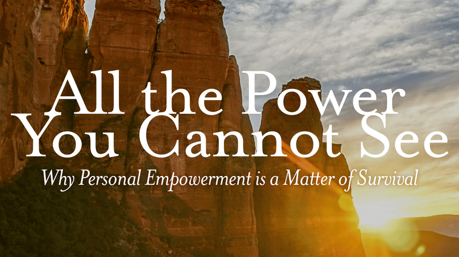 All the Power You Cannot See - Why Personal Empowerment is a Matter of Survival. Sedona Arizona, Jan 26-29, 2023
