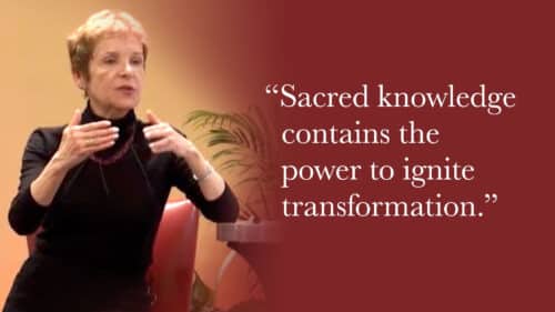Sacred knowledge contains the power to ignite transformation.