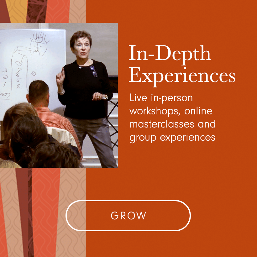 In-Depth Experiences - Live in-person workshops, online masterclasses and group experiences